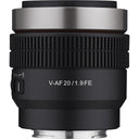 Samyang V-af 20mm T1.9 Sony Fe Pre-ordercine Lenses - Jacobs Digital