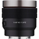 Samyang V-af 45mm T1.9 Sony FE Cine Lens