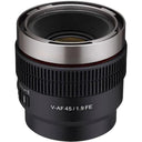 Samyang V-af 45mm T1.9 Sony FE Cine Lens