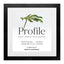 Profile10420 Elegant Del Black 10x10/8x8 Square Frametimber Photoframes - Jacobs Digital