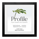 Profile10420 Elegant Del Black 10x10/8x8 Square Frametimber Photoframes - Jacobs Digital
