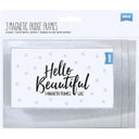 SHOT2GO Magnetic Fridge Frames 3PK Silver