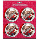 SHOT2GO Spinning Flat Photo Baubles - 4PK - CLEARANCE - ONLY 207 left