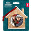 SHOT2GO Wooden Gingerbread House Decoration