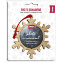 SHOT2GO Wooden Snowflake Photo Decoration - CLEARANCE - ONLY 196 Left