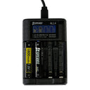 SPERAS ALL4 USB Battery Charger + AA 1.5V 1800mAh Battery 4 Pack Combo - Jacobs Digital