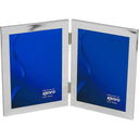 Kenro Symphony Elegant Frame DOUBLE 5"x7" - Silver