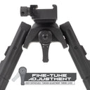 UTG Recon 360 bipod 7-9" Picatinny rail with swivel adaptor - Jacobs Digital