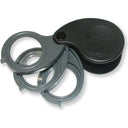 Carson TriView 3x/6x/9x Folding Loupe with Built-In Case Magnifier