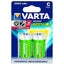 VARTA RECHARGEABLE NI-MH 3000MAH C 2PK