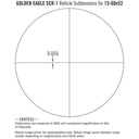 Vortex Golden Eagle 15-60x52 SCR-1 MOA Riflescope - Jacobs Digital