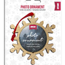 SHOT2GO Wooden Snowflake Photo Decoration - CLEARANCE - ONLY 196 Left