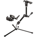 Manfrotto 143 Magic Arm Kit With Base Super Clamp & Bracket Stand/mount - Jacobs Digital