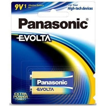 Panasonic Evolta 9V Alkaline Battery 1 Pack - Jacobs Digital