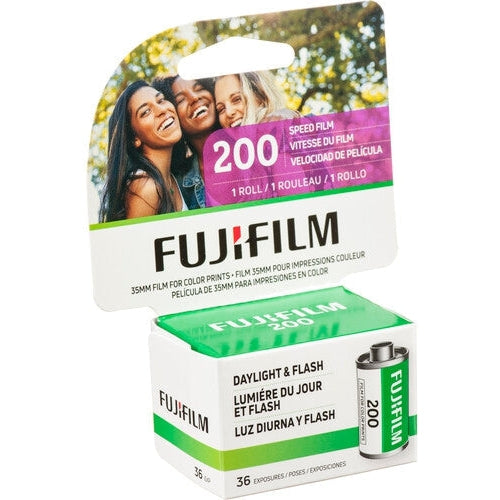 FUJIFILM 200 Color Negative Film (35mm Roll Film, 36 Exposures) - Jacobs Digital