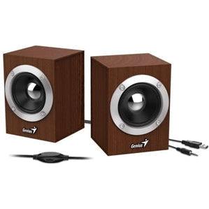 Genius SP-HF280 Wooden USB Powered Speakers - Jacobs Digital