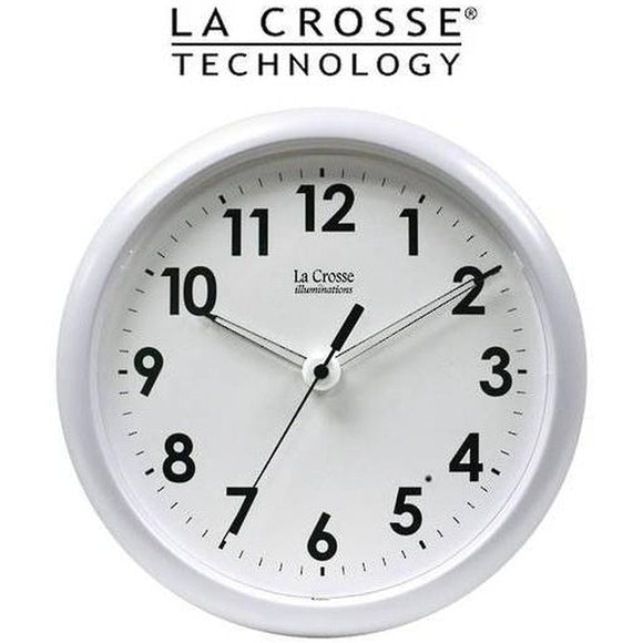 La Crosse Analog Wall Clock with Night Sensor