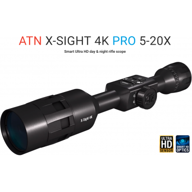 ATN X-sight 4K 5-20x Pro Ed Smart Day/night Rifle Scope
