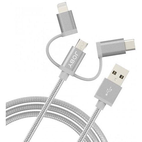 Joby Charge Sync Lightning Cable 1.2m Space Grey - Jacobs Digital