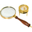Barska Brass Glass Magnifier set