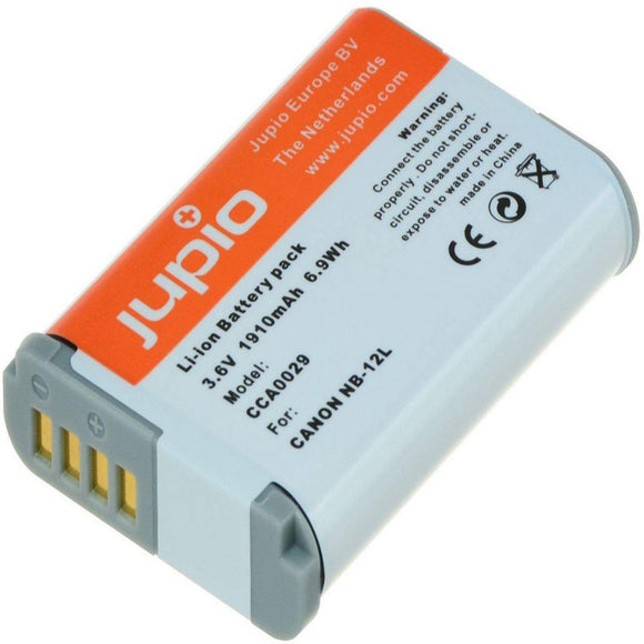 Jupio Camera Battery Canon Nb-12l 3.6v 1910mah - Jacobs Digital