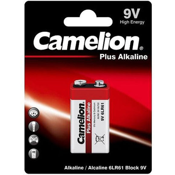 Camelion Plus Alkaline 9V 1Pk [MINIMUM ORDER 12] - Jacobs Digital