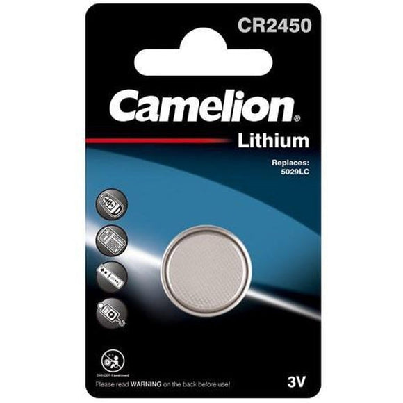 CAMELION CR2450 3V LITHIUM 1PK [MINIMUM ORDER 10] - Jacobs Digital