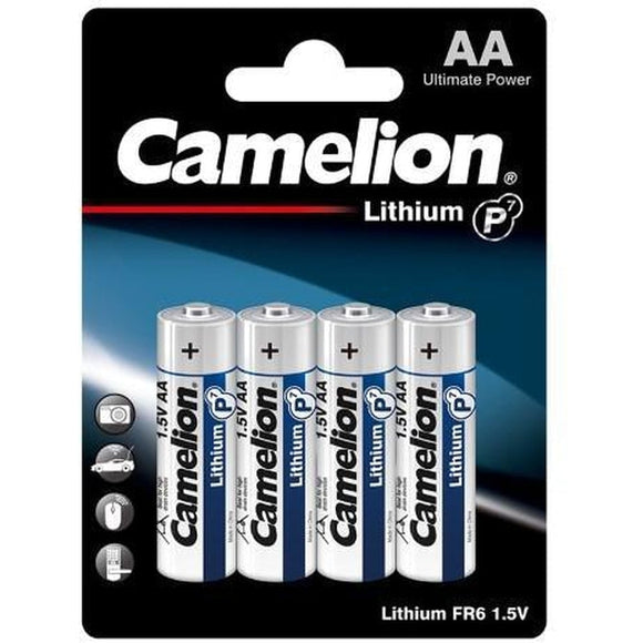 Camelion Lithium AA 4pk [MINIMUM ORDER 12] - Jacobs Digital