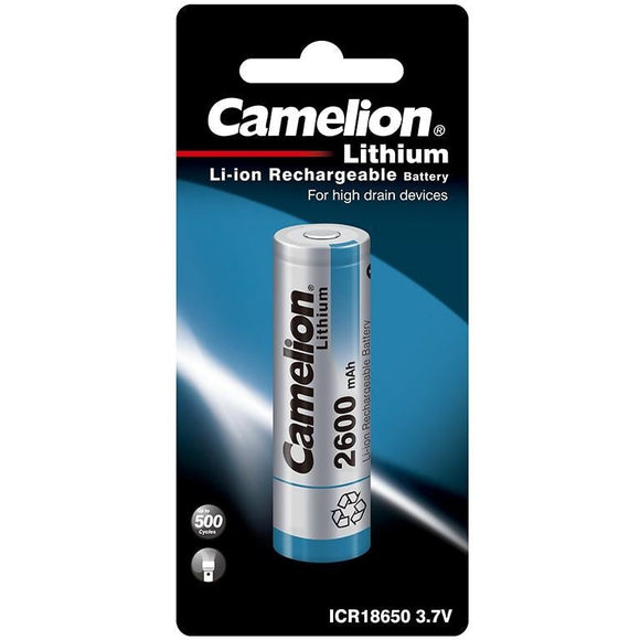 Camelion 18650 Rechargeable 2600mah 1pk Battery