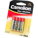 CAMELION PLUS ALKALINE AAA 4PK [MINIMUM ORDER 12] - Jacobs Digital