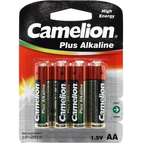 Camelion Plus Alkaline Aa 4pk Batteries [MINIMUM ORDER 12]