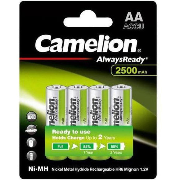 Camelion Alwaysready 2500Mah Aa 4Pk - Jacobs Digital