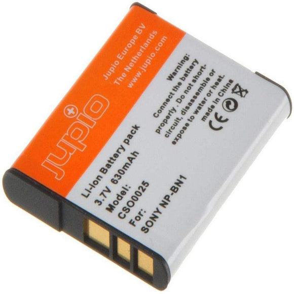 Jupio Camera Battery Sony Np-bn1 With Infochip 3.7v 630mah - Jacobs Digital