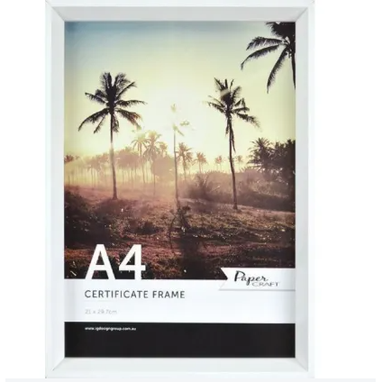 Frankie & Me A4 Certificate Frame