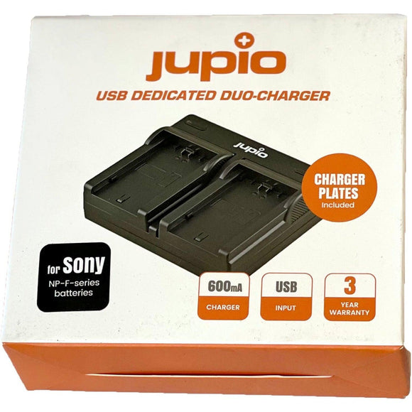 Jupio Sony L Series Dual Battery Charger Usb - Jacobs Digital