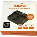 Jupio Sony L Series Dual Battery Charger Usb - Jacobs Digital
