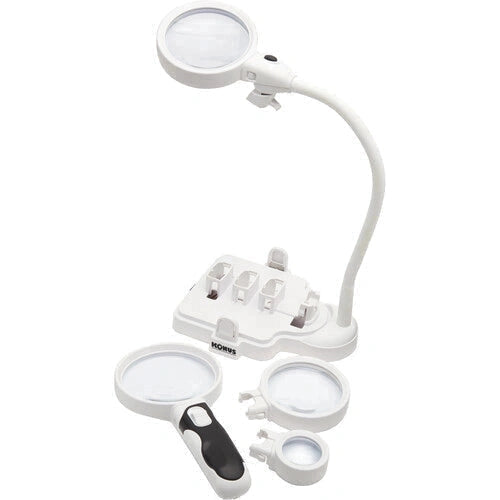 Konus Flexo-M 2x/5x/16x Desktop and Handheld Magnifier - Jacobs Digital