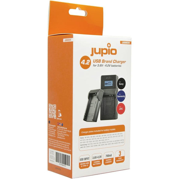 Jupio Sony Brand 3.7v - 4.2v Usb Charger - Jacobs Digital