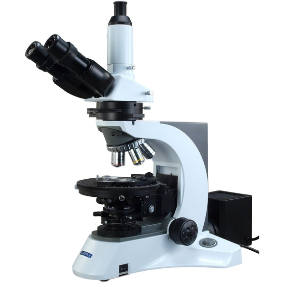 Omax 40-1000x Infinity Plan Polarized Trinocular Microscope