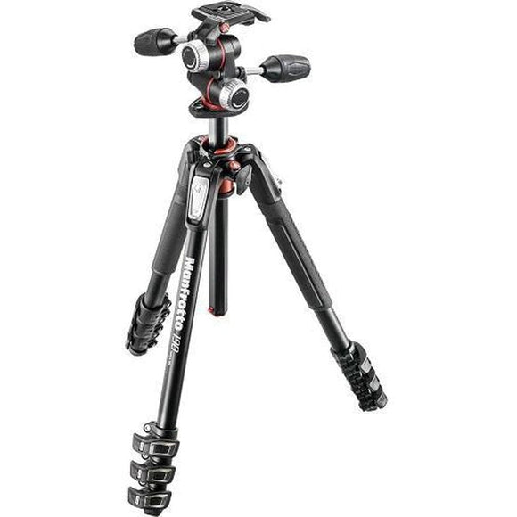 Manfrotto 190 Alu 4 Section + Xpro 3 Way Head