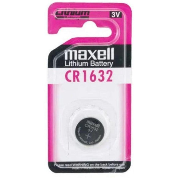 Maxell Lithium Battery Cr1632 3v Coin Cell 1 Each - Jacobs Digital