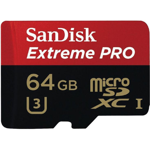 Sandisk Extreme Pro Micro Sdhc 64gb Up To 170mb/s Class 10 A2 V30 Data Storage