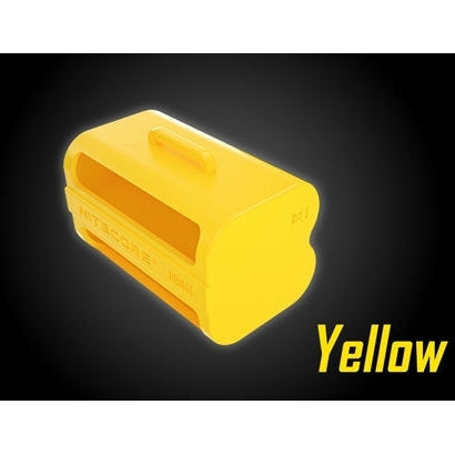 Nitecore Nbm41 Battery Magazine For 21700 / 18650 Batteries Yellow - Jacobs Digital