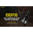 Nitecore P30 Long Throw Flashlight Nl2150R Battery Included