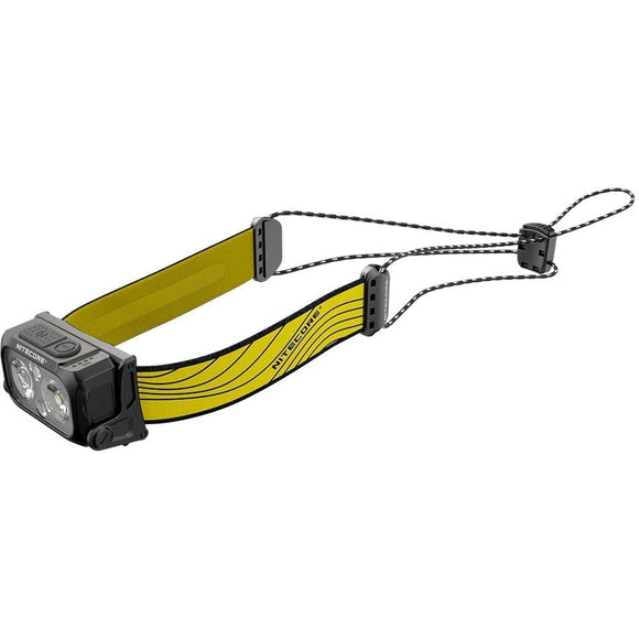 Nitecore Usb Rechargeable Led Triple Output Headlamp YellowFlashlights-Jacobs Digital