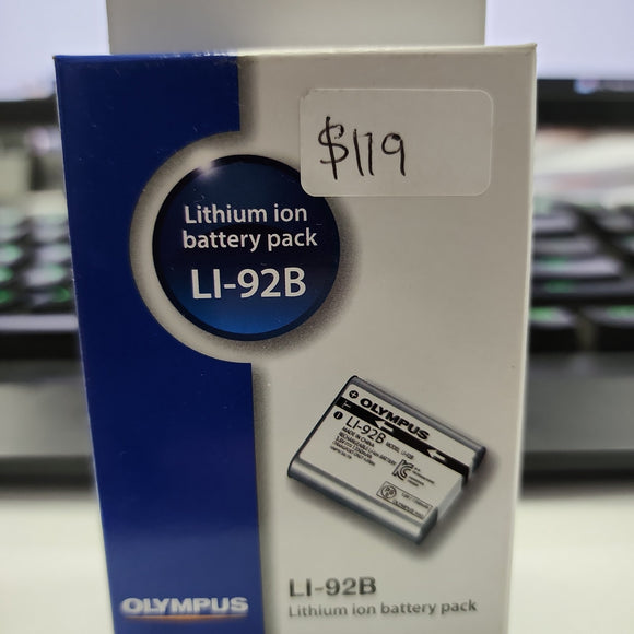 Olympus LI-92B Lithium Ion Battery Back-Jacobs Digital