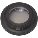 Omax 0.5x Auxiliary Objective Lens for Stereo Microscope D:50mm-Jacobs Digital