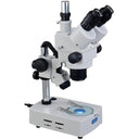 Omax 3.5x-45x Trinocular Zoom Stereo Microscope with Dual Halogen Lights - Jacobs Digital