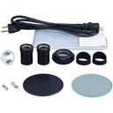 Omax 3.5x-45x Trinocular Zoom Stereo Microscope with Dual Halogen Lights - Jacobs Digital