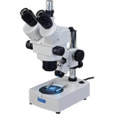 Omax 3.5x-45x Trinocular Zoom Stereo Microscope with Dual Halogen Lights - Jacobs Digital